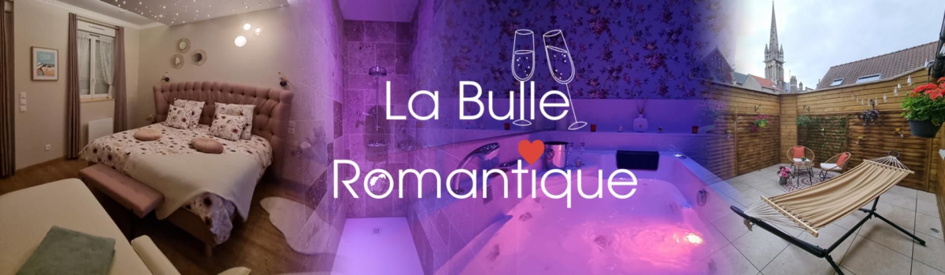 La bulle romantique : chambre avec spa privatif à Calais